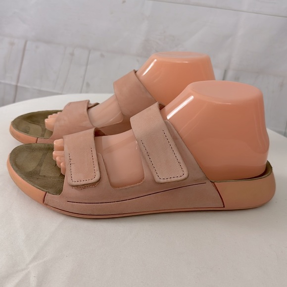 Ecco Size 40 US 9.5-10 2nd Cozmo Fluidform Slip on Pinky-Peach Sandals - Picture 4 of 10
